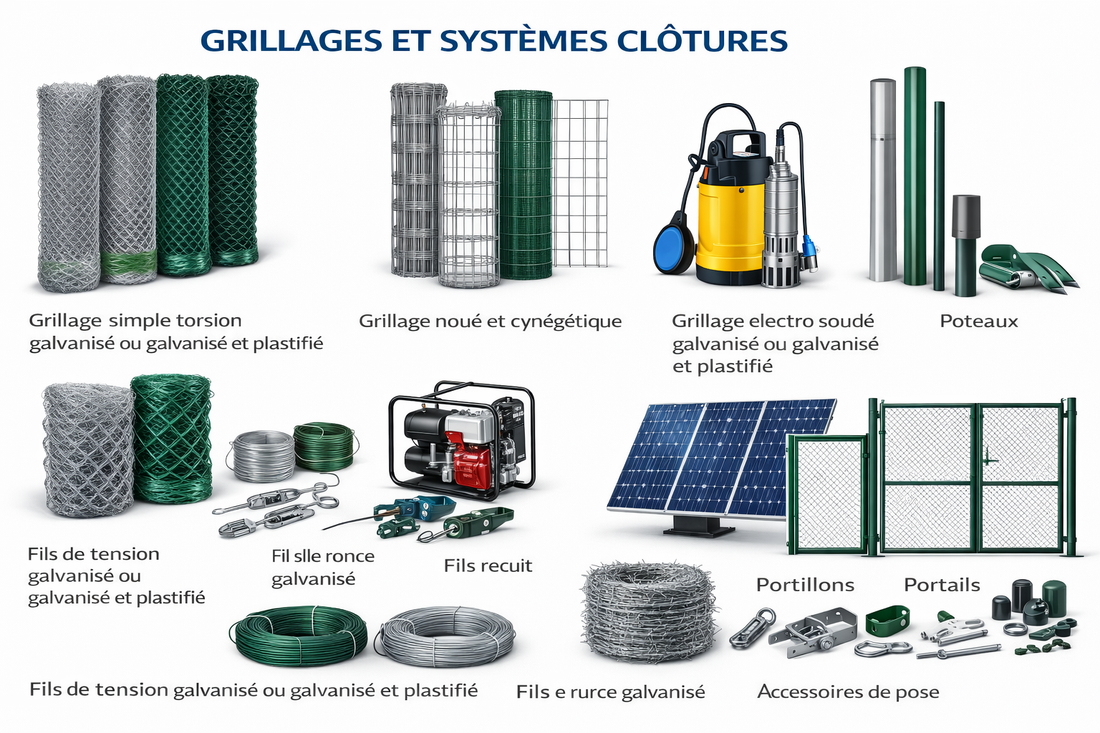 GRILLAGES ET SYSTEMES CLÔTURES